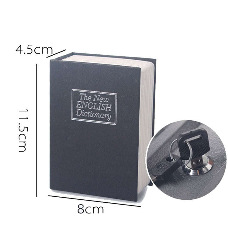 Mini Dictionary Safe Box Book Secret Security Lock Cash Money Coin Storage Jewellery key Locker(Red)