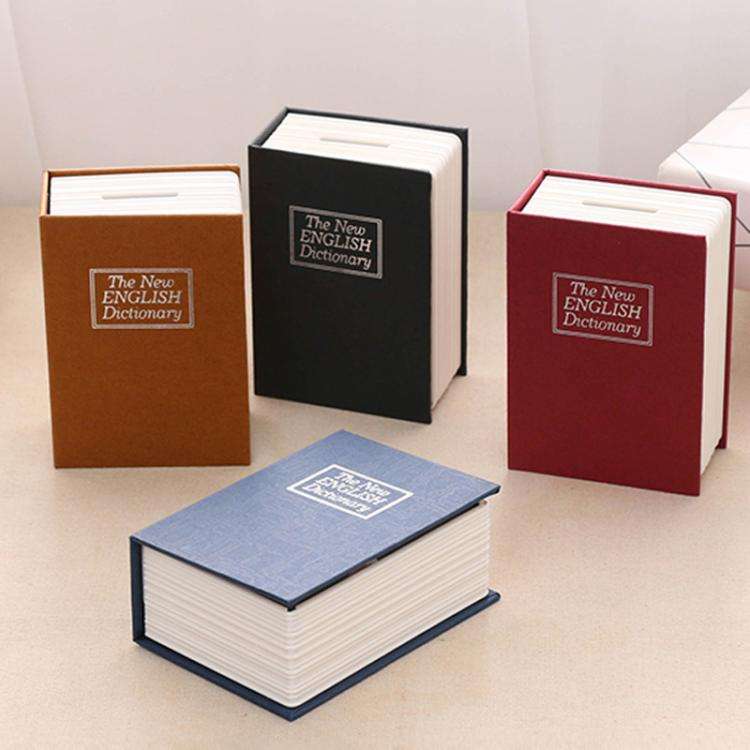 Mini Dictionary Safe Box Book Secret Security Lock Cash Money Coin Storage Jewellery key Locker(B...