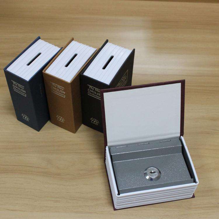 Mini Dictionary Safe Box Book Secret Security Lock Cash Money Coin Storage Jewellery key Locker(B...