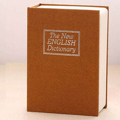 Mini Dictionary Safe Box Book Secret Security Lock Cash Money Coin Storage Jewellery key Locker(Y...