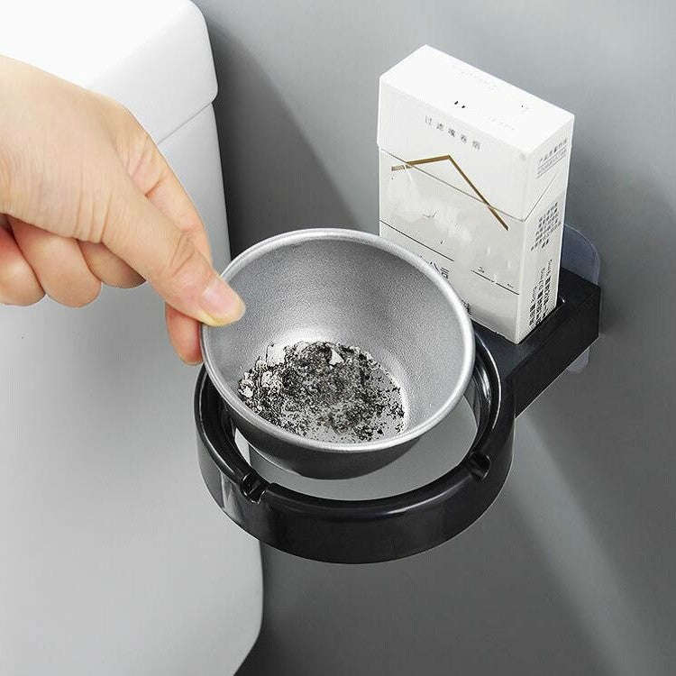 Creative Personality Household Bathroom Wall-mounted Split Ashtray(White)