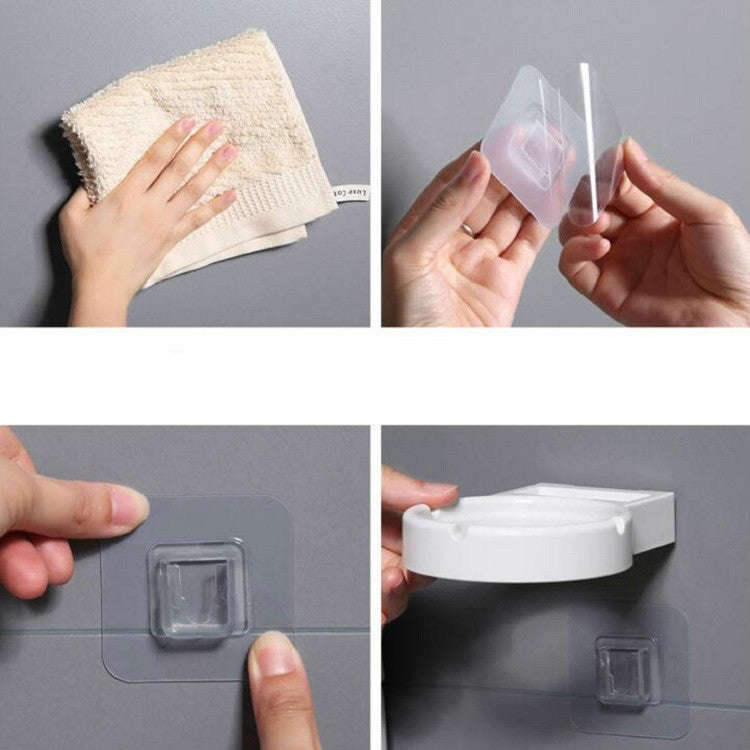 Creative Personality Household Bathroom Wall-mounted Split Ashtray(White)