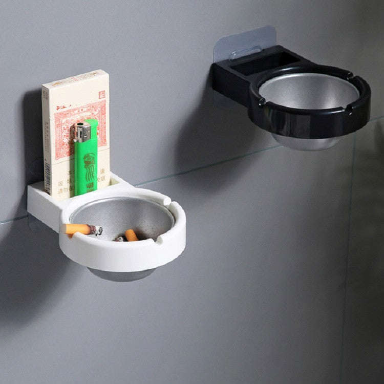 Creative Personality Household Bathroom Wall-mounted Split Ashtray(White)
