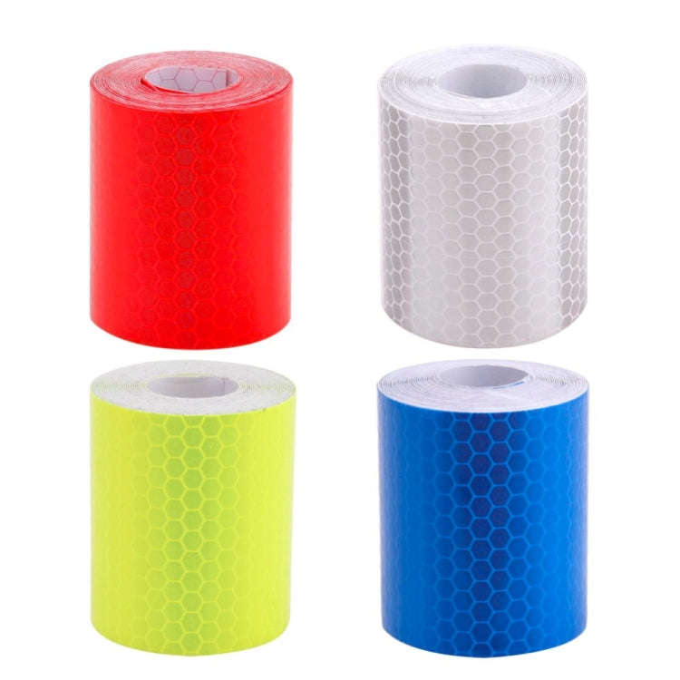 Car Motorcycles Reflective Material Tape Sticker  Safety Warning Tape Reflective Film(Red)