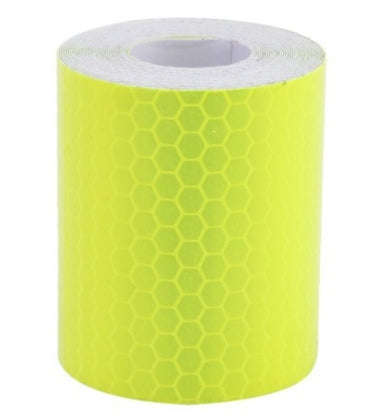 Car Motorcycles Reflective Material Tape Sticker  Safety Warning Tape Reflective Film(Yellow)