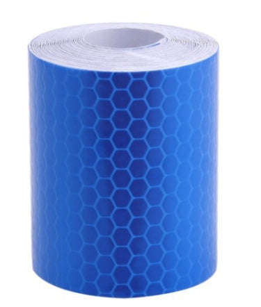 Car Motorcycles Reflective Material Tape Sticker  Safety Warning Tape Reflective Film(Blue)