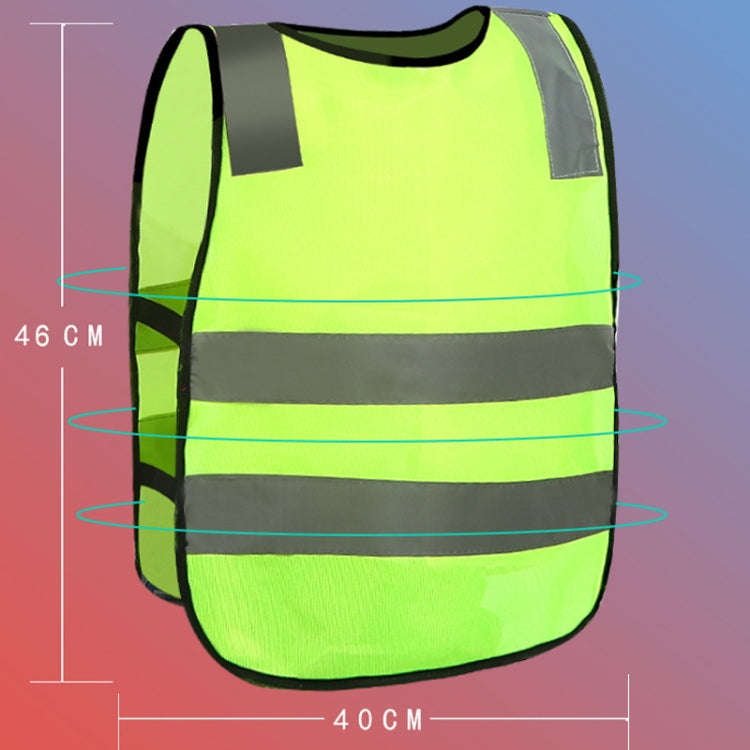Safety Kids Reflective Stripes Clothing Children Reflective Vest(Blue)