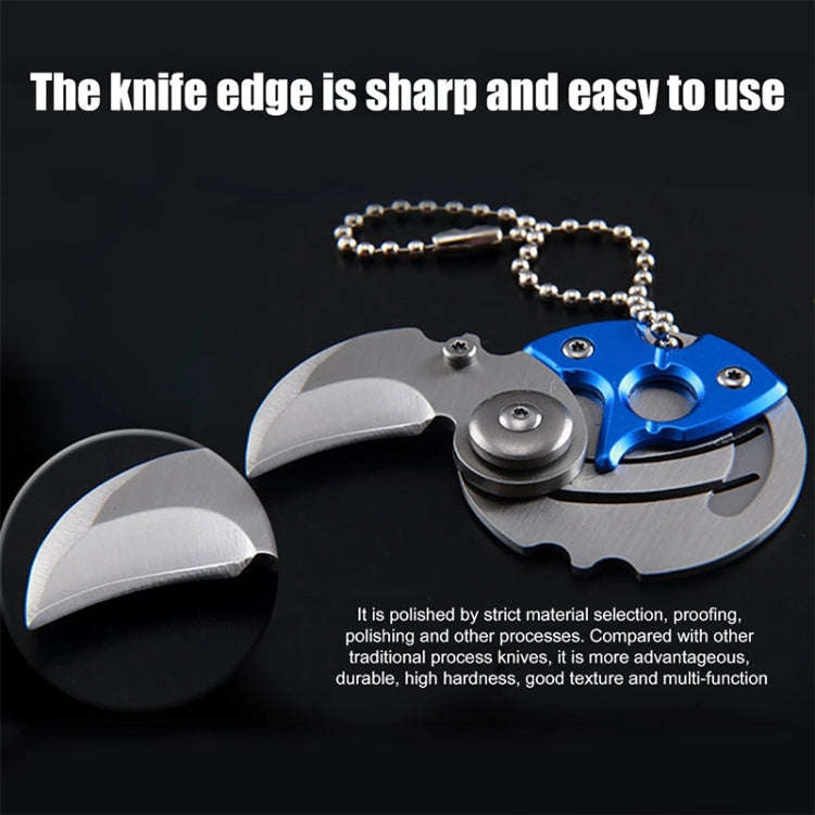 Portable Mini Folding Blade Knife Pocket Small Outdoor Military Survival Knifes Keychain Multitoo...