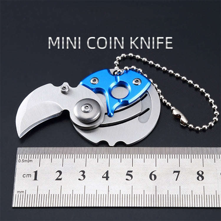 Portable Mini Folding Blade Knife Pocket Small Outdoor Military Survival Knifes Keychain Multitoo...