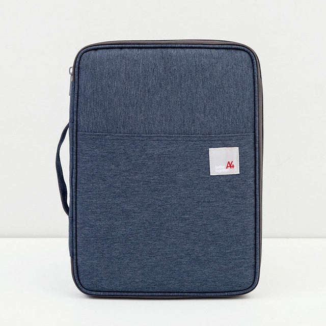 Multi-functional A4 Document Bags Portable Waterproof Oxford Cloth Storage Bag for NotebooksSi...