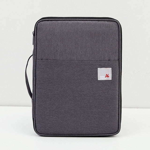 Multi-functional A4 Document Bags Portable Waterproof Oxford Cloth Storage Bag for NotebooksSi...