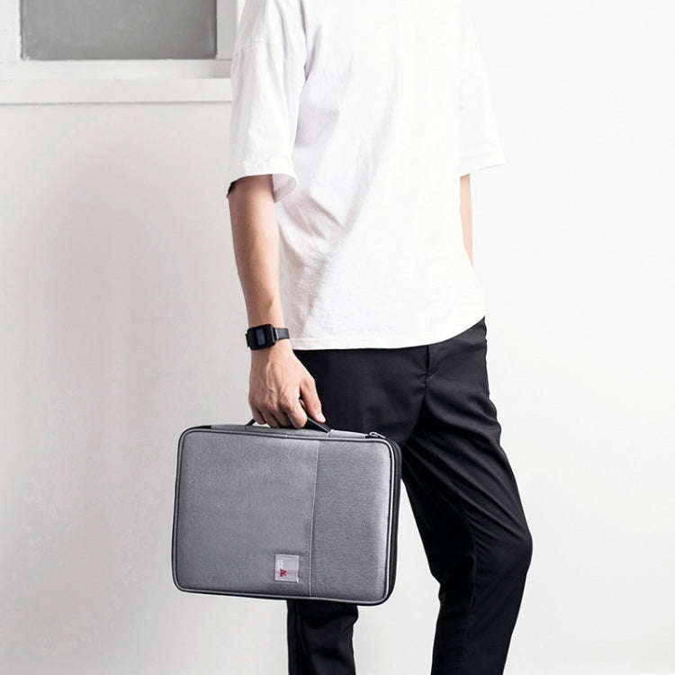Multi-functional A4 Document Bags Portable Waterproof Oxford Cloth Storage Bag for NotebooksSi...