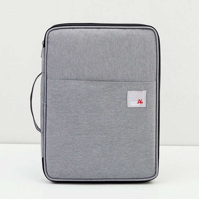 Multi-functional A4 Document Bags Portable Waterproof Oxford Cloth Storage Bag for NotebooksSi...