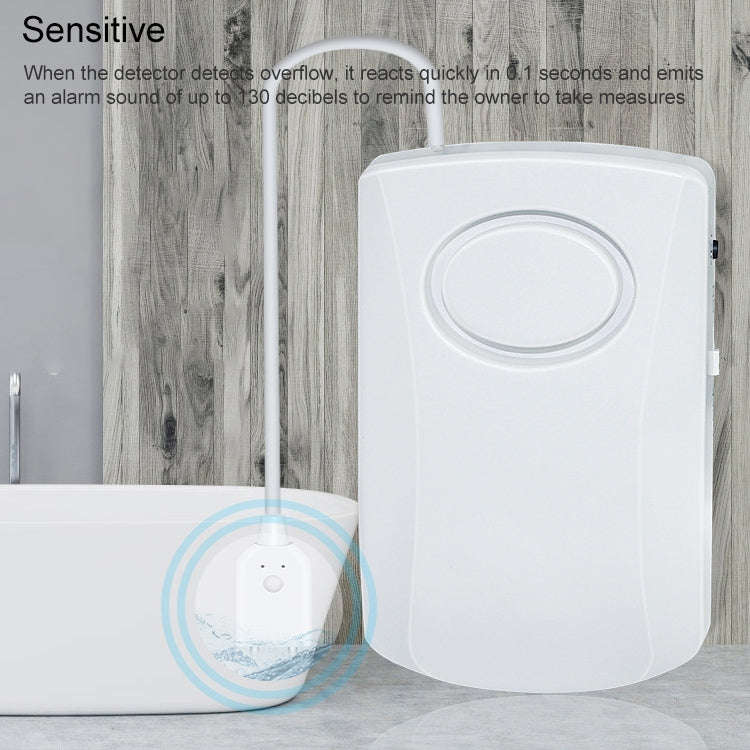 130dB Water Leakage Alarm Detector Sensor Detection Flood Alert Overflow Home Security Alarm System