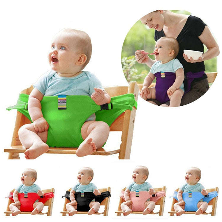 Chair Portable Seat Dining Lunch Chair Seat Safety Belt Stretch Wrap Feeding Chair Harness Seat B...