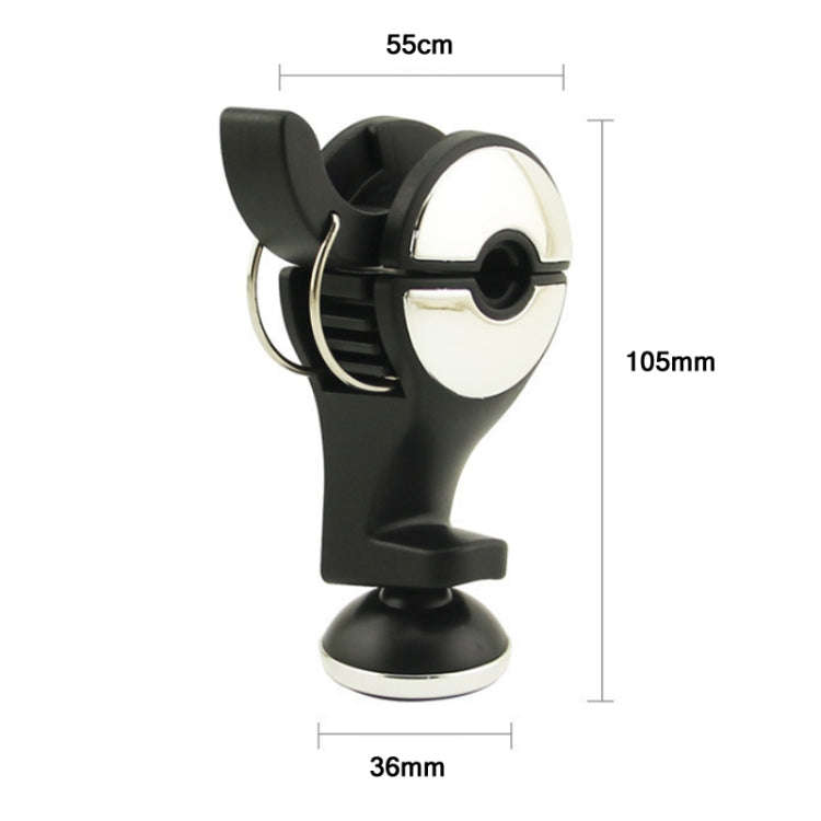 2 PCS Car Multifunctional Rear Headrest Mobile Phone Hook(Three Generation Magnetic Silver)