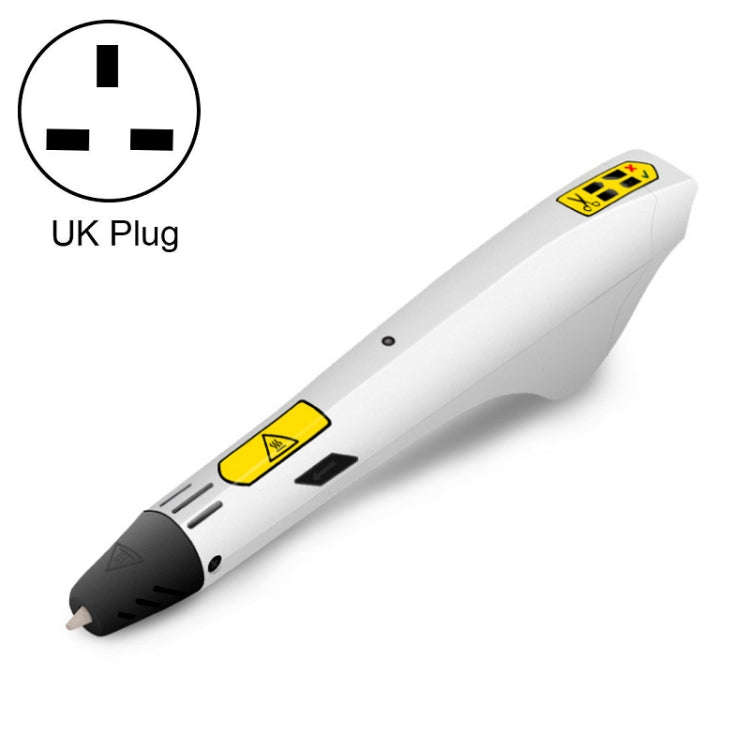 3D Printing Pen Children Toy Art Doodle Pen, Specification:USB+UK Plug