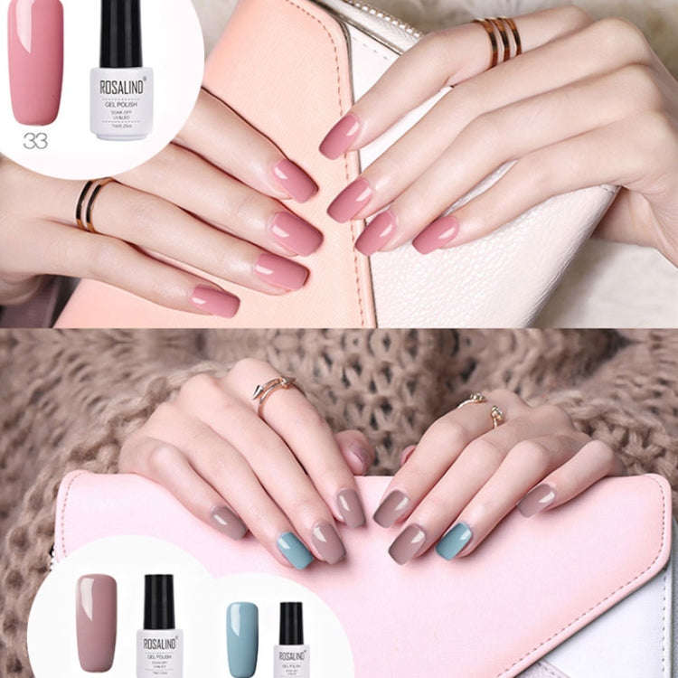 ROSALIND Gel Polish Set UV Semi Permanent Primer Top Coat Poly Gel Varnish Nail Art Manicure Gel,...
