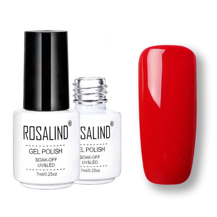 ROSALIND Gel Polish Set UV Semi Permanent Primer Top Coat Poly Gel Varnish Nail Art Manicure Gel,...