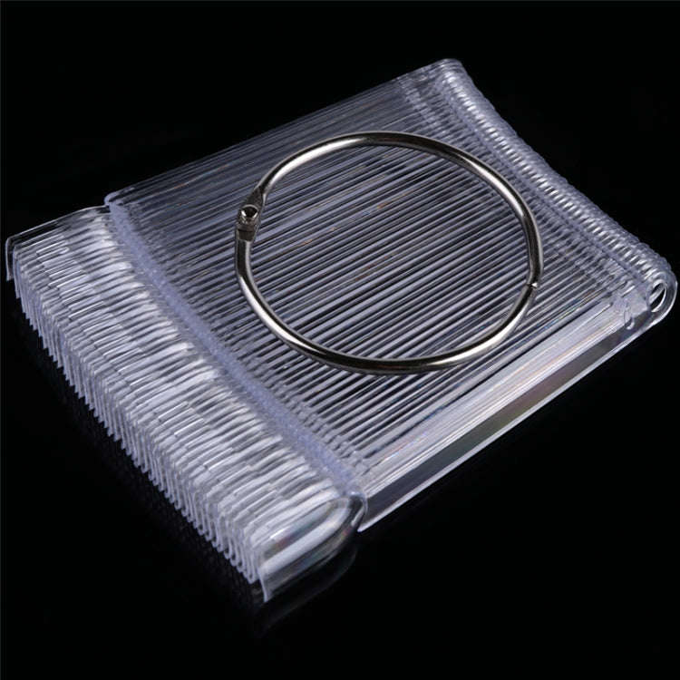 3 Set Fan-shaped Nail Mold Swatch Nail Polish Color Card Nail Art Display BoardWith circle - B...