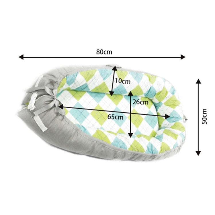 Baby Nest Bed Crib Portable Removable and Washable Crib Travel Bed Cotton Cradle for Children Inf...