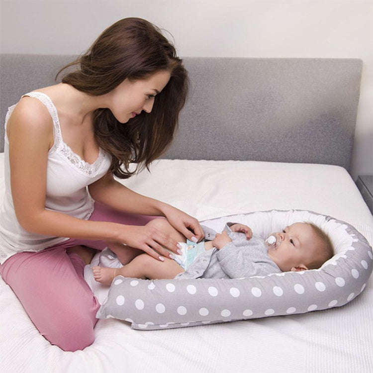 Baby Nest Bed Crib Portable Removable and Washable Crib Travel Bed Cotton Cradle for Children Inf...
