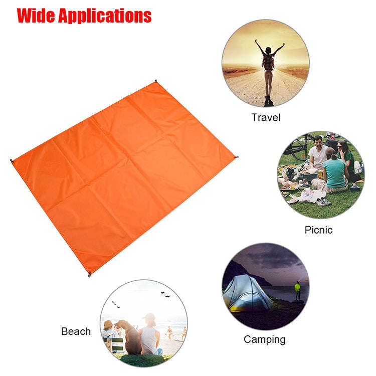 Outdoor Portable Waterproof Picnic Camping Mats Beach Blanket Mattress Mat 100cm*140cm(Green)