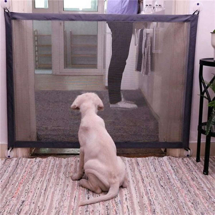 Dog Pet Fences Portable Folding Safe Protection Safety Door Magic Gate For Dogs Cat Pet, Size:180...