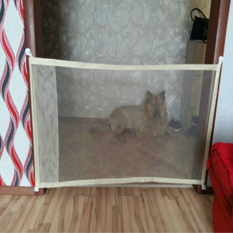 Dog Pet Fences Portable Folding Safe Protection Safety Door Magic Gate For Dogs Cat Pet, Size:180...