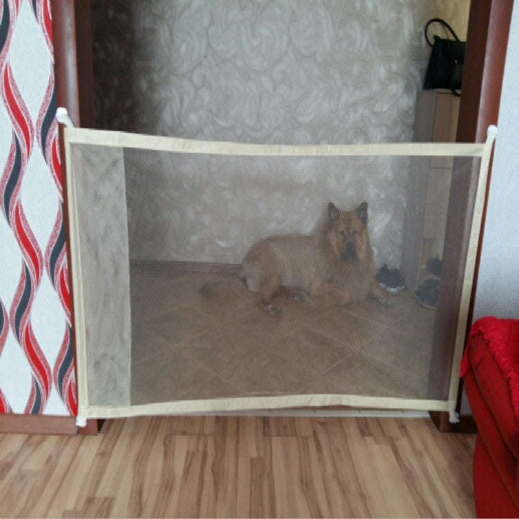 Dog Pet Fences Portable Folding Safe Protection Safety Door Magic Gate For Dogs Cat Pet, Size:180...