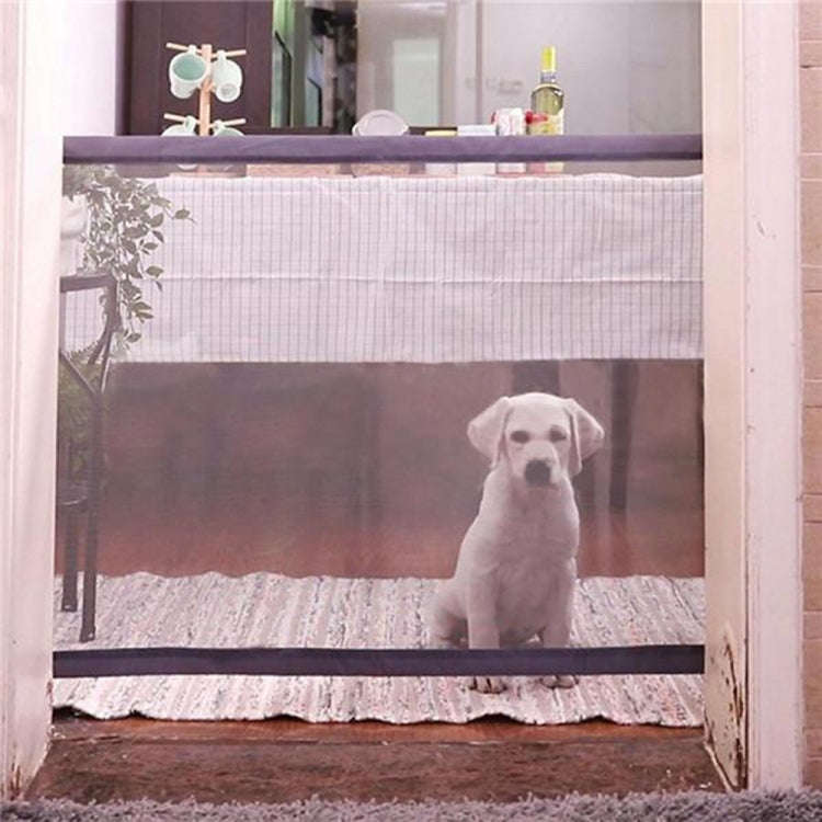 Dog Pet Fences Portable Folding Safe Protection Safety Door Magic Gate For Dogs Cat Pet, Size:180...