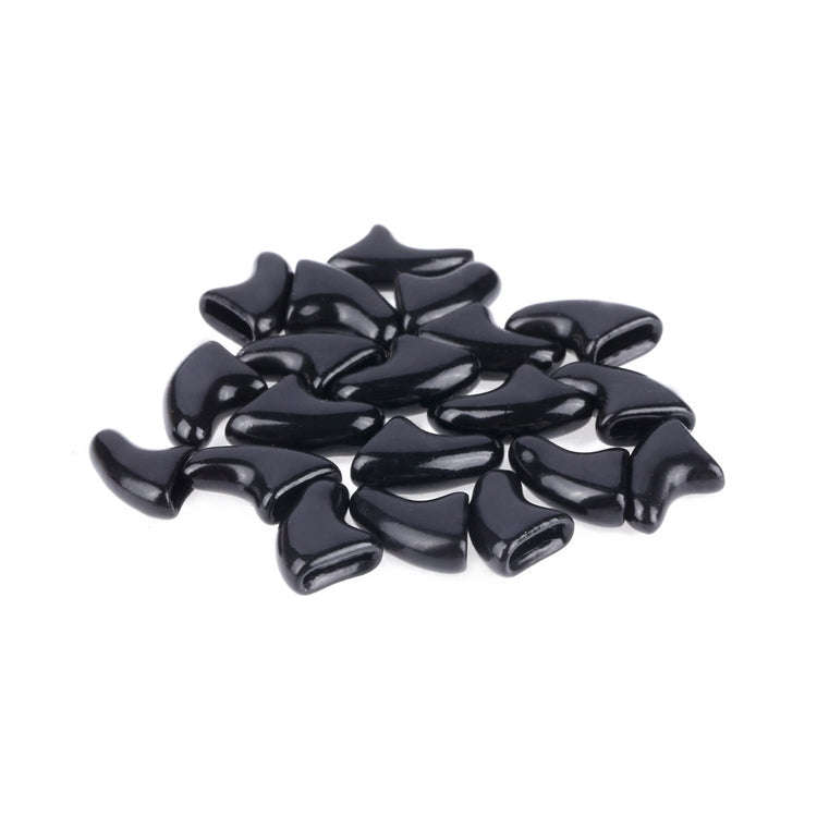 20 PCS Silicone Soft Cat Nail Caps / Cat Paw Claw / Pet Nail Protector/Cat Nail Cover, Size:L(Black)