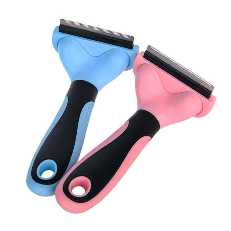 Pet Comb Stainless Steel Double-Sided Open Knot Clean Beauty Hair Removal Comb, Size:Small(Red)