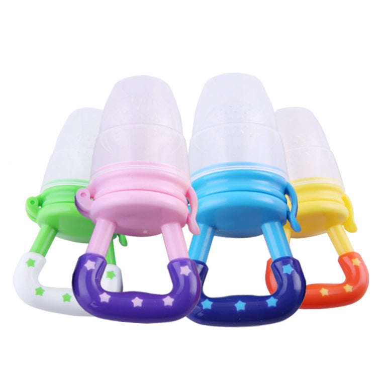 3 PCS Portable Baby Infant Food Nipple Feeder Silicone Pacifier Silicone Baby Soother, Random Col...