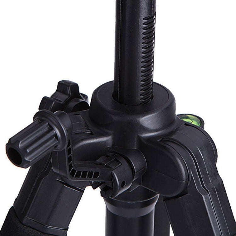 Q111 4-Section Folding Legs Live Broadcast Aluminum Alloy Tripod Mount with Three-dimensional Dam...