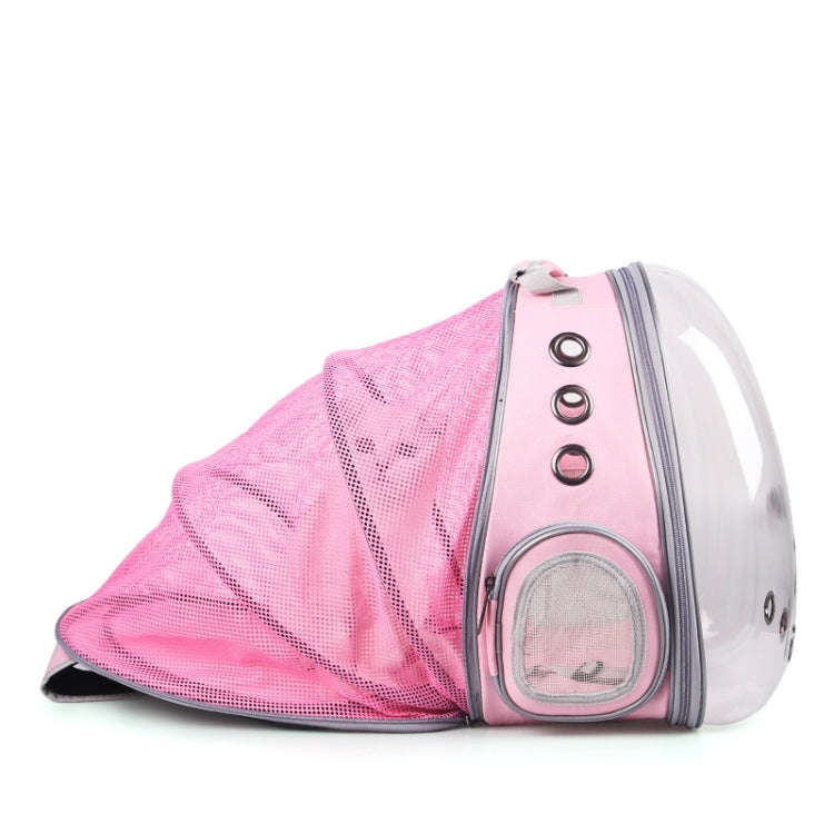 Pet Expandable Space Capsule Backpack Foldable Cat Bag, Specification: 33x66x44cm(Pink)
