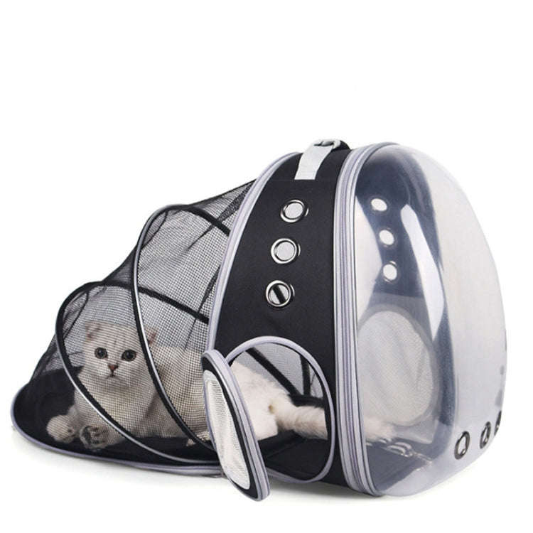 Pet Expandable Space Capsule Backpack Foldable Cat Bag, Specification: 33x66x44cm(Pink)