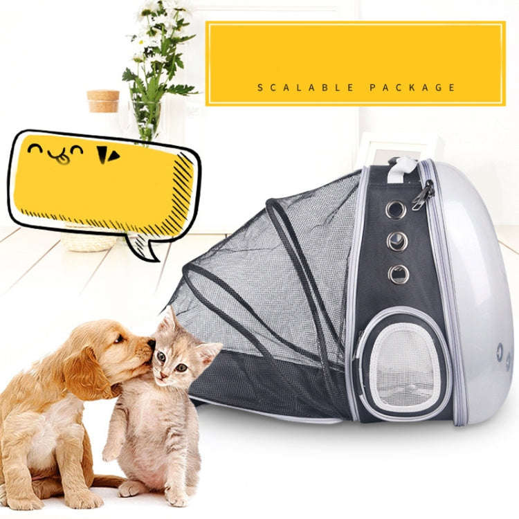 Pet Expandable Space Capsule Backpack Foldable Cat Bag, Specification: 33x66x44cm(Pink)