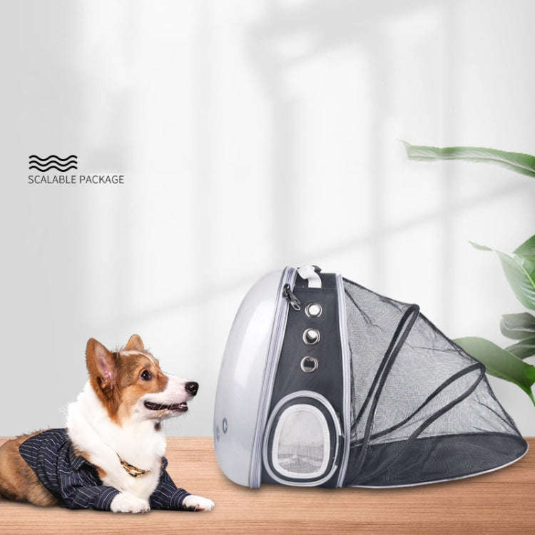 Pet Expandable Space Capsule Backpack Foldable Cat Bag, Specification: 33x66x44cm(Pink)