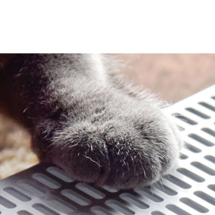 Cat Litter Box Semi-closed Square Feces Basin Pet Toilet, Size:Small