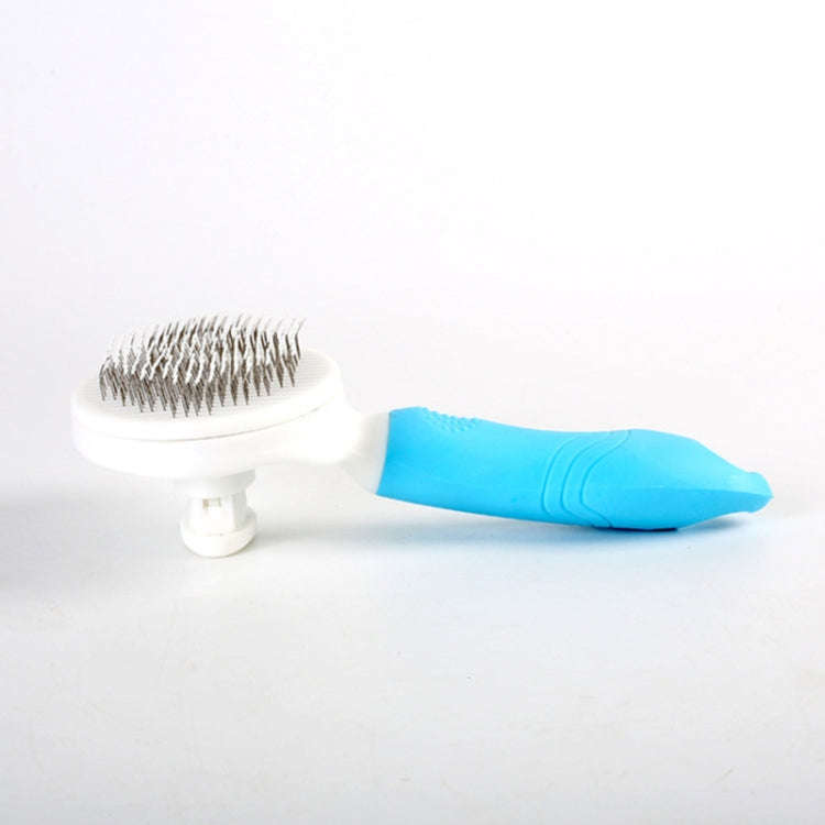 Pet Cat and Dog Hair Removal Beauty Modeling Comb Automatic Hair Loss Self-cleaning Needle Comb(P...