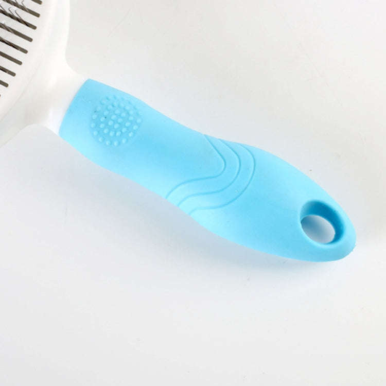 Pet Cat and Dog Hair Removal Beauty Modeling Comb Automatic Hair Loss Self-cleaning Needle Comb(G...
