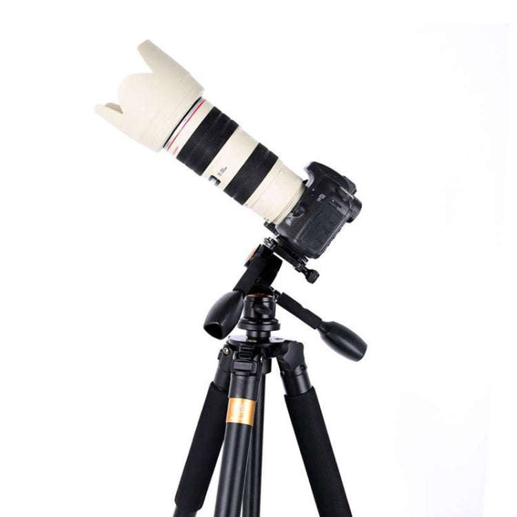 Q620 4-Section Folding Legs Heavy Duty Aluminum Alloy Tripod With Three-Dimensional Damping Tripo...