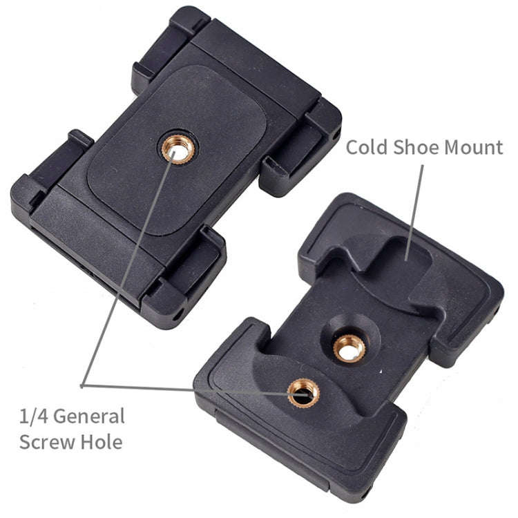 Xiletu Xj-12 Live Broadcast Bracket Fixing Clip Tripod Mount Phone Clamp with 1/4 inch Screw Hole...