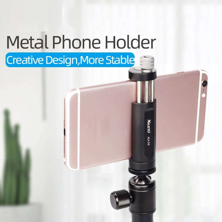 Xiletu Xj-12 Live Broadcast Bracket Fixing Clip Tripod Mount Phone Clamp with 1/4 inch Screw Hole...