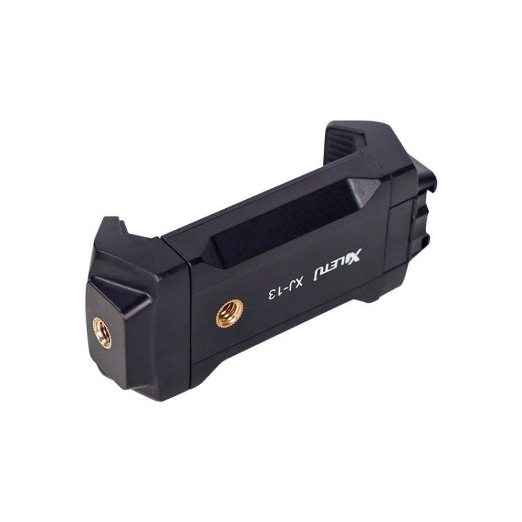 Xiletu Xj-13  Live BroadcastTripod Mount Phone Clamp with 1/4 inch Screw Holes & Cold Shoe Base