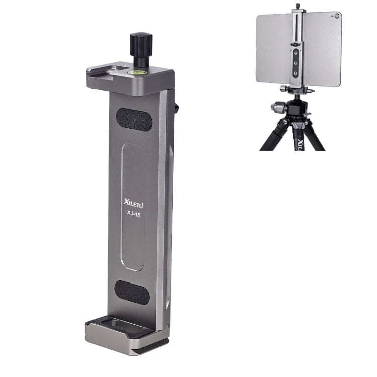 Xiletu Xj15 Live Broadcast Desktop Full Metal Tripod Mount Tablet Pc Phone Clamp With 1/4 Inch Sc...