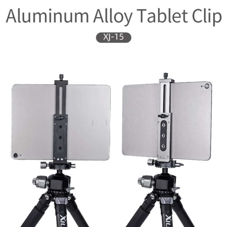 Xiletu Xj15 Live Broadcast Desktop Full Metal Tripod Mount Tablet Pc Phone Clamp With 1/4 Inch Sc...