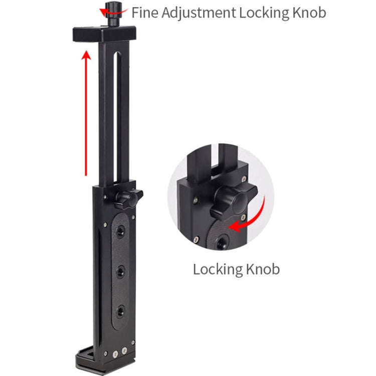 Xiletu Xj15 Live Broadcast Desktop Full Metal Tripod Mount Tablet Pc Phone Clamp With 1/4 Inch Sc...