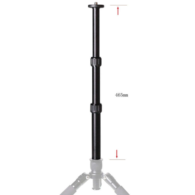Xiletu XM263A Aluminum Metal Handheld Adjustable Tripod Mount Monopod Extension Rod